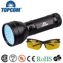 51 UV 395 nM Ultraviolet LED flashlight Blacklight Stain & Urine Detector Spot Scorpions, Pet Urine, Bed Bugs Minerals Leaks